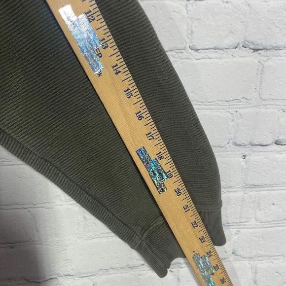 Wolverine Knit Sweater Adult Extra Lararge Green Textured 1/2 Zip Vintage - Picture 13 of 14